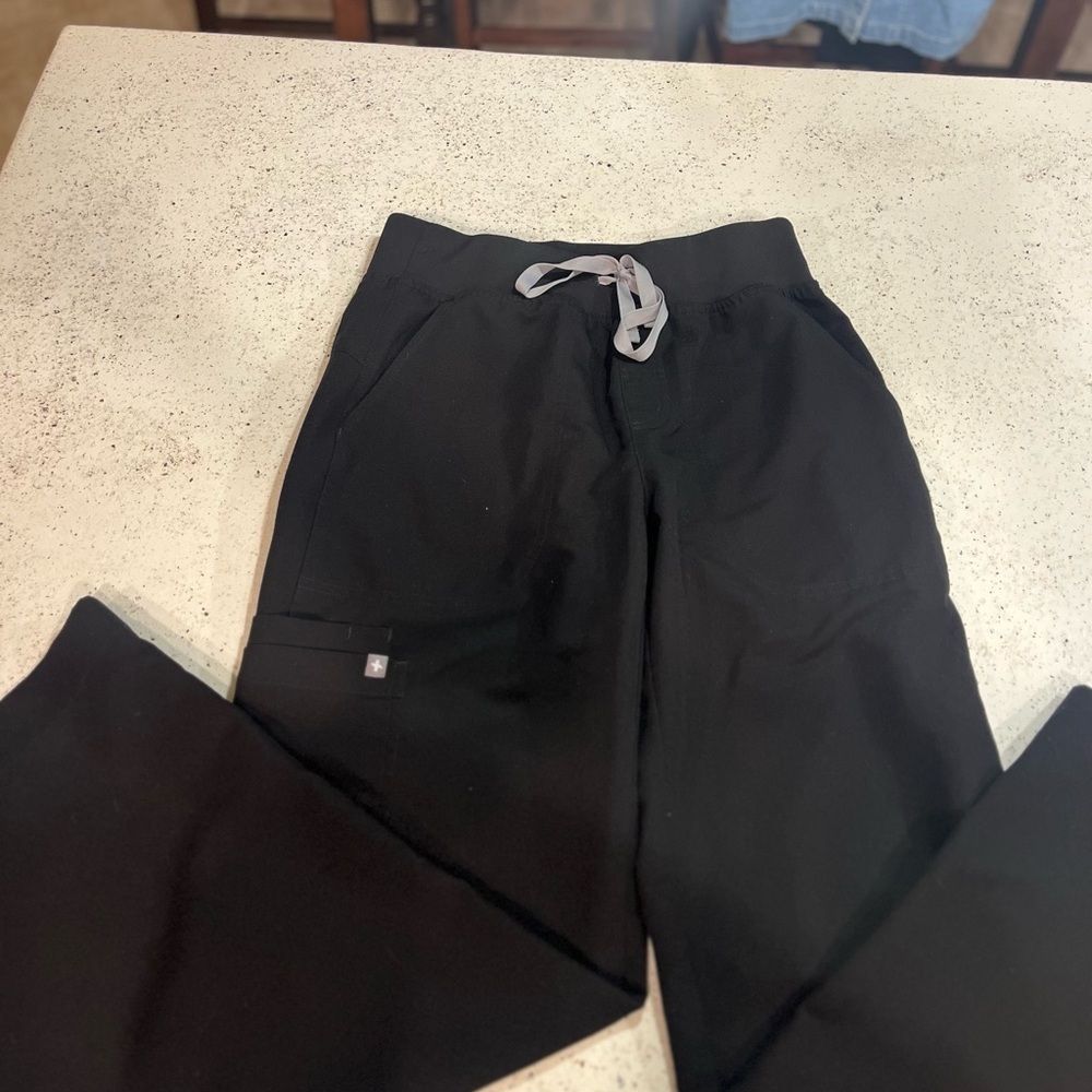 Figs Black Technical Collection Pants